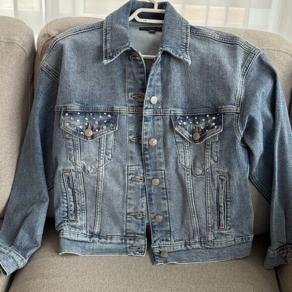 Silver Jeans - 90s Trucker Jacket - Indigo Denim - Size XS - Picture 4 of 5